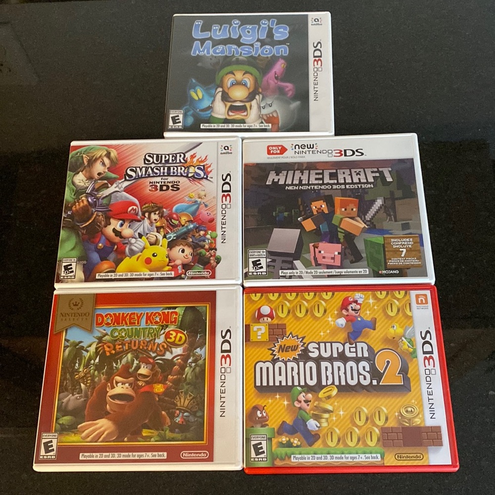Nintendo 3DS Games - Bundle of 5